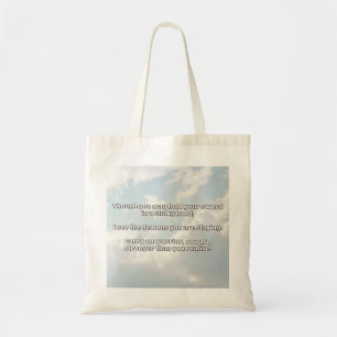 Tote Bag Empath Warrior Citation positive Encouragement