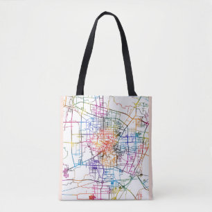 Tote Bag Empêcher la carte de la ville chinoise