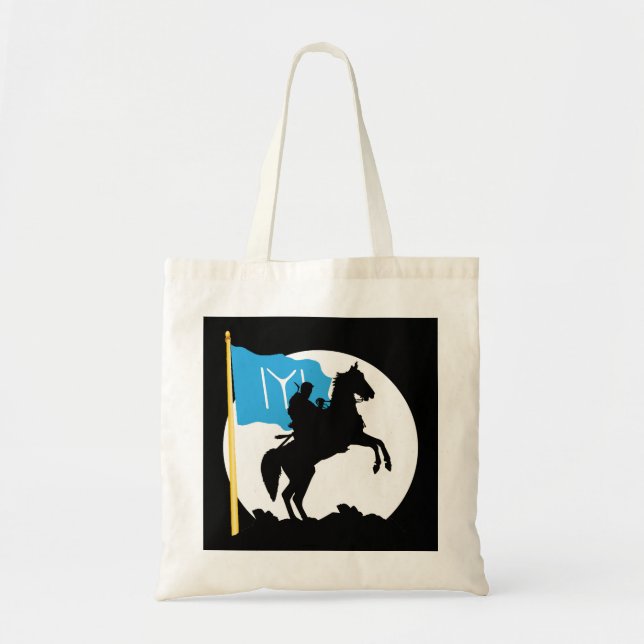 Tote Bag Empire de tabouret de drapeau d'Ertugrul Bey Kayi (Devant)