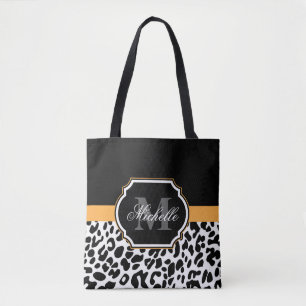 Tote Bag empreinte de léopard