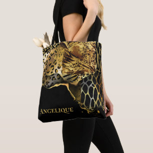 Tote Bag Empreinte de léopard abstrait safari DO-IT-YOURSEL
