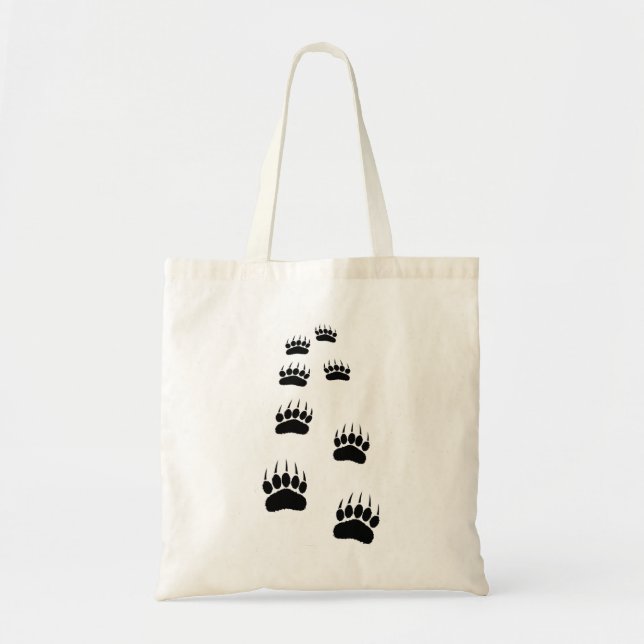 Tote Bag Empreinte de patte d'ours (Devant)