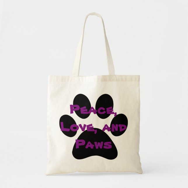 Tote Bag Empreinte de patte Fourre-tout (Devant)