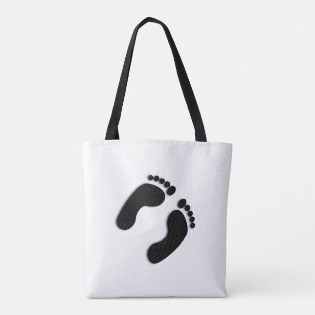 Tote Bag Empreintes de pas (Dos)