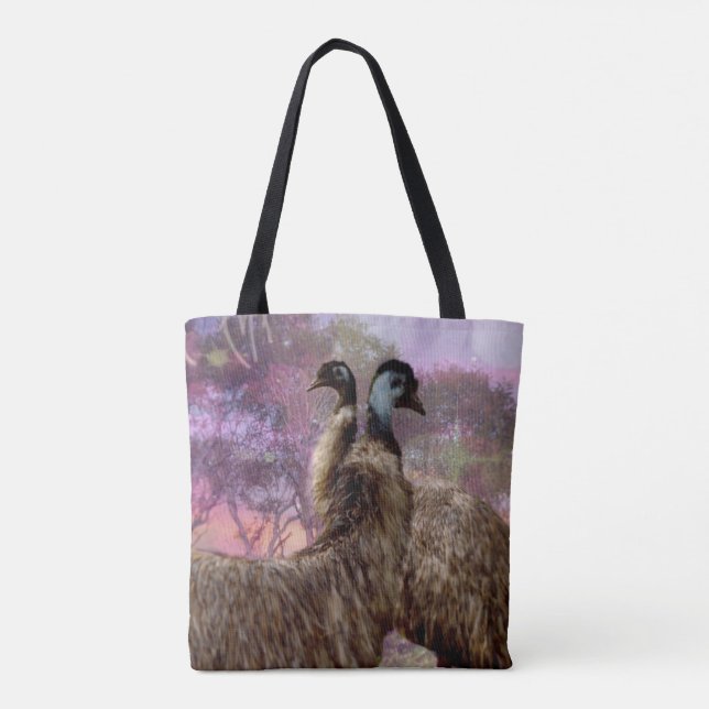 Tote Bag Emu Courtship (Dos)