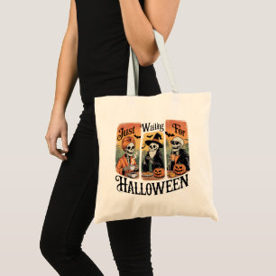 Tote Bag En attendant Halloween – Saison sinistre amusante