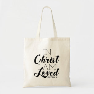 Tote Bag En Christ Je Suis Amoureux Écriture Promet Christi