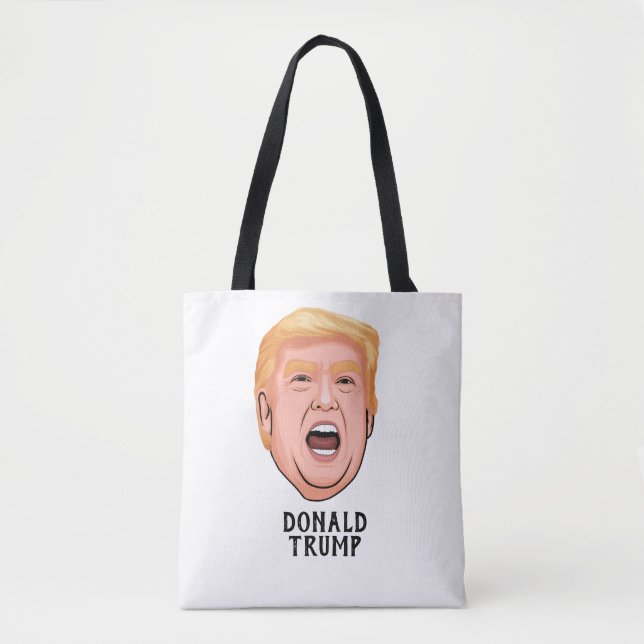 TOTE BAG EN COLÈRE DONALD TRUMP PERSONNALISÉ (Devant)