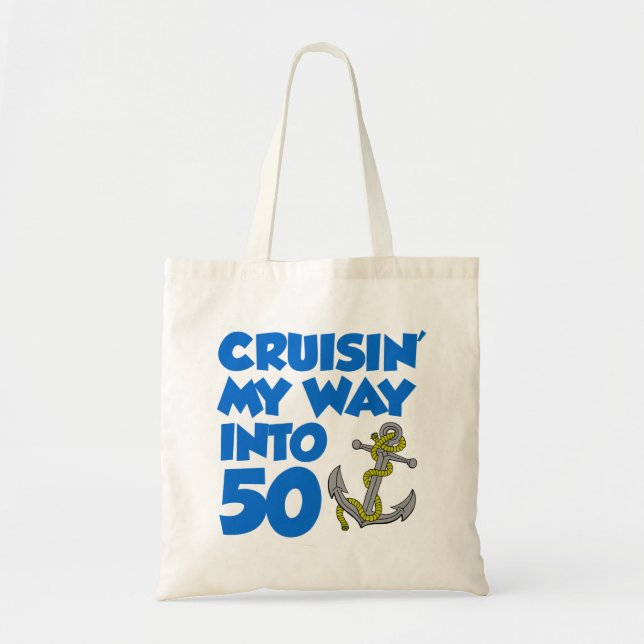 Tote Bag En croisant ma manière dans la bande dessinée 50 (Devant)