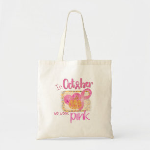 Tote Bag En Octobre Nous Portons Rose
