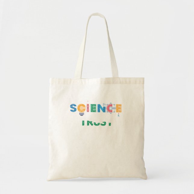 Tote Bag En science, nous faisons confiance à un scientifiq (Devant)