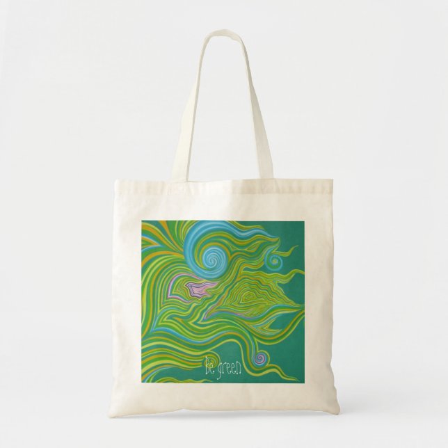 Tote Bag En vert (Devant)
