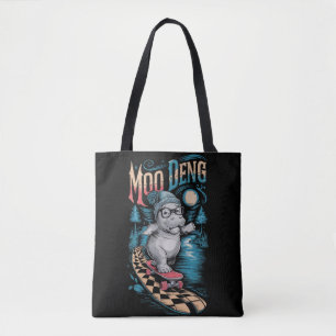 Tote Bag Enchanter Moo Deng Hippo