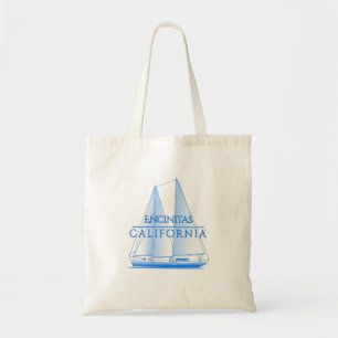 Tote Bag Encinitas Coastal Nautical Sailing Sailor