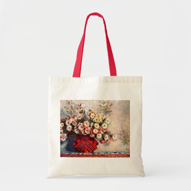 Tote Bag Encore de la vie avec Chrysanthemums par Claude Mo (Devant)