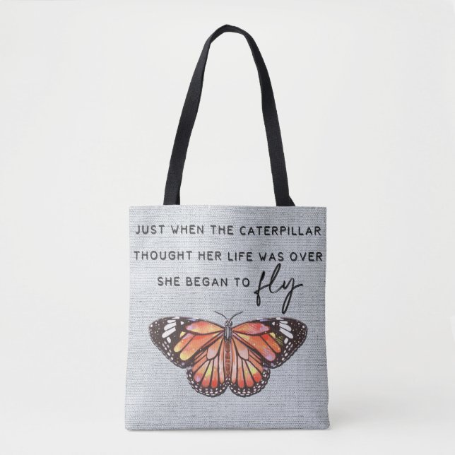 Tote Bag Encouragement et devis inspirants (Devant)