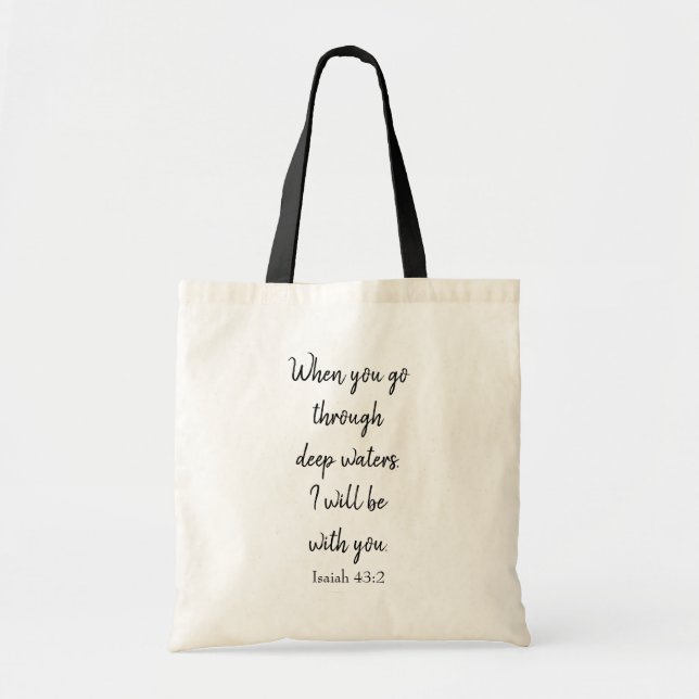 Tote Bag Encourager le verbe biblique (Devant)