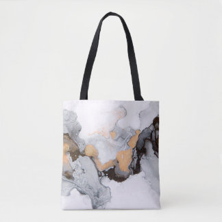 Tote Bag encre Abstraite et arrière - plan acrylique. Tenda