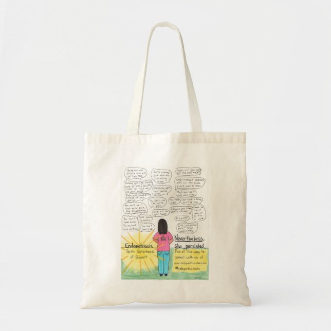 Tote Bag Endométriose (Devant)
