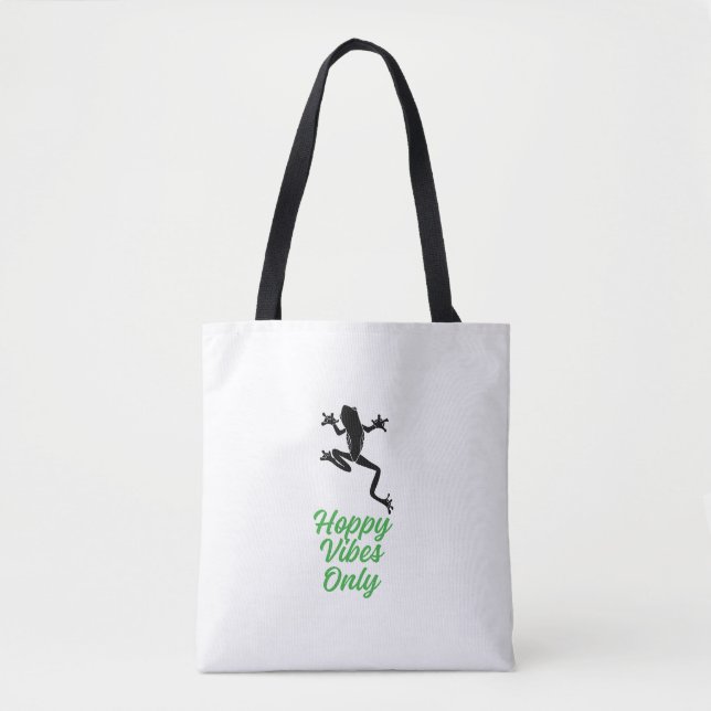 Tote Bag Énergie de grenouille (Devant)