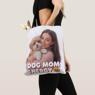 Tote Bag Énergie de Maman Chien - design tendance pour les