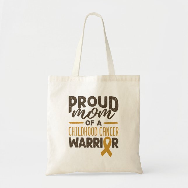Tote Bag Enfance Cancer Maman Fier Maman (Devant)