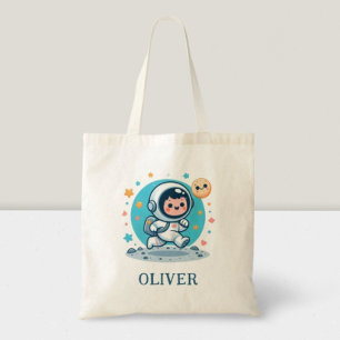 Tote Bag Enfant astronaute mignon sur la Lune