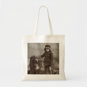 Tote Bag Enfant avec le chien, C1885