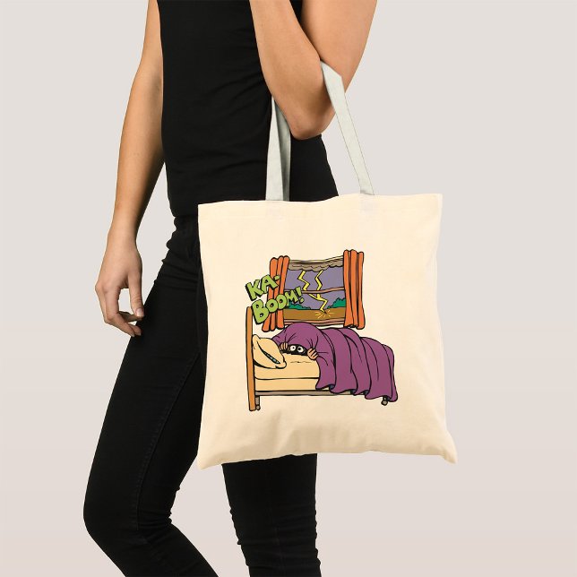 Tote Bag Enfant effrayé se cachant sous une couverture (Créateur téléchargé)