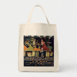 Tote Bag Enfant en bas âge et oranges