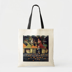 Tote Bag Enfant en bas âge et oranges