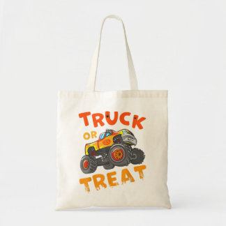 Tote Bag Enfant Halloween pour hommes Monster Truck Outfit
