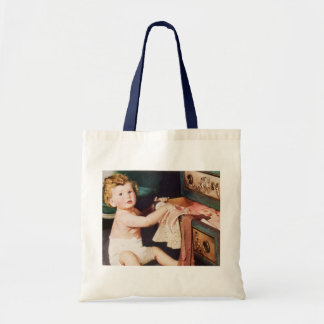 Tote Bag Enfant Mignon de l'Âge de Toddler Jouant avec la C
