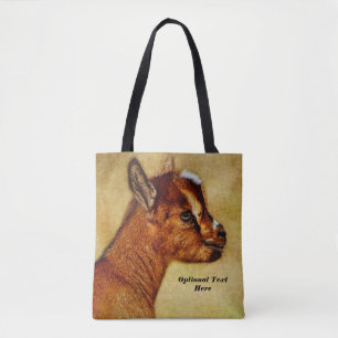 Tote Bag Enfant nigérian de chèvre laitière