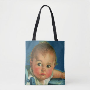 Tote Bag Enfant Vintage, Bébé Garçon ou Fille Mignon dans u