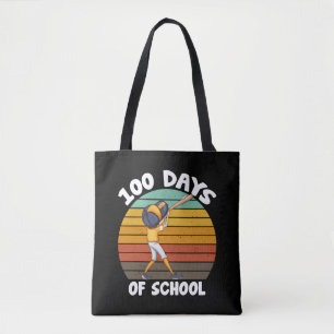 Tote Bag Enfants 100 Jours D'Écoles Garçons 100E Jour Baseb