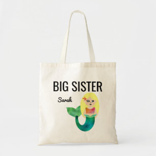 Tote Bag Enfants blonds de filles de sirène d'aluminium de