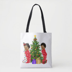 Tote Bag Enfants d'Afrique Amérique Noël Fourre-tout