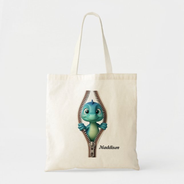 Tote Bag Enfants Dinosaures (Devant)