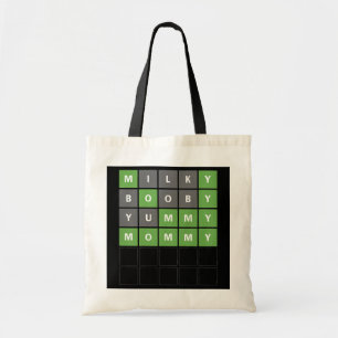 Tote Bag Enfants Fête des mères drôle Mot Devinant Jeu
