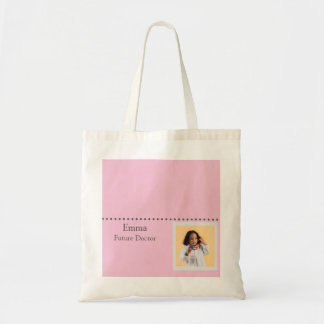 Tote Bag Enfants Médecins Personnalisés avec Nom & Photo