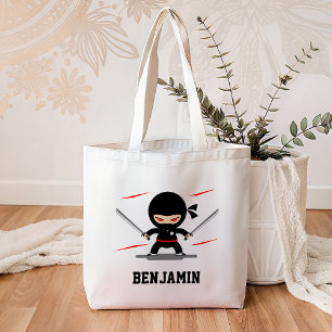 Tote Bag Enfants Ninja Warrior Mignons