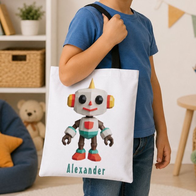 Tote Bag Enfants robots personnalisables (Créateur téléchargé)