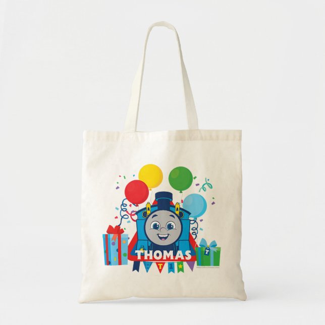 Tote Bag Enfants Thomas & Amis - Ballons d'anniversaire (Devant)
