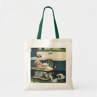 Tote Bag Enfants Vintage, Chaise haute de cuisine bébé endo