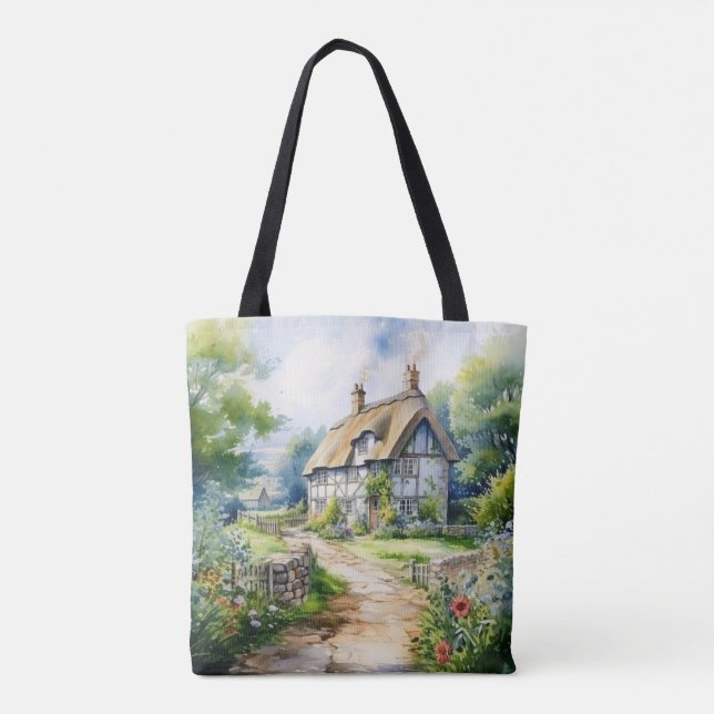Tote Bag English Cottage (Dos)