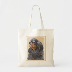Tote Bag English Toy Spaniel Peinture Animal Art original