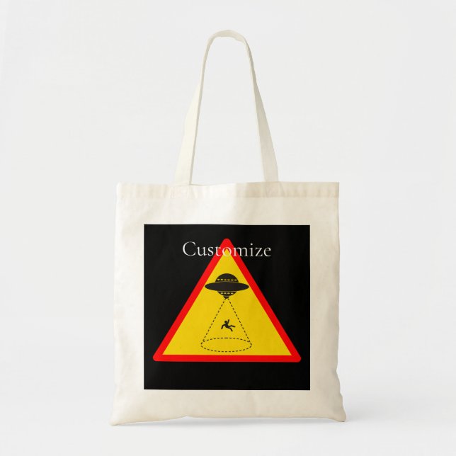 Tote Bag Enlèvement d'Alien UFO Thunder_Cove (Devant)