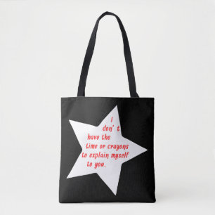 Tote Bag Énonciations drôles sarcastiques et sarcasme sal