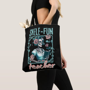 Tote Bag Enseignant de l'école primaire éffrayante de Skele